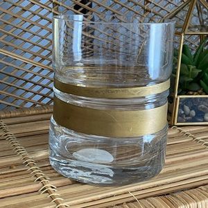 • hearth and hand glass vase with metal wrap •